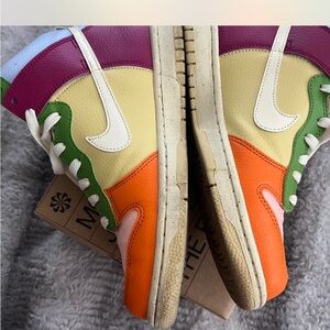 Colorful High-Top Sneakers